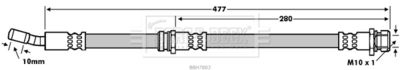 BBH7803 BORG & BECK Тормозной шланг