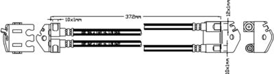 JBH1286 JURATEK Тормозной шланг