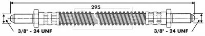 BBH6480 BORG & BECK Тормозной шланг