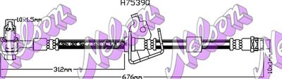 H7539Q KAWE Тормозной шланг