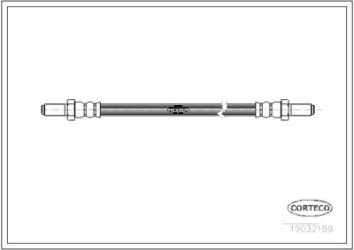 19032189 CORTECO Тормозной шланг