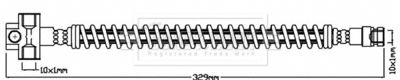 BBH8626 BORG & BECK Тормозной шланг