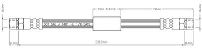 VBH459 MOTAQUIP Тормозной шланг