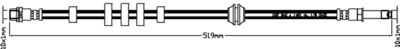 JBH1179 JURATEK Тормозной шланг