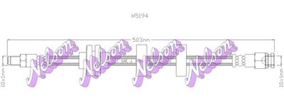 H5194 KAWE Тормозной шланг