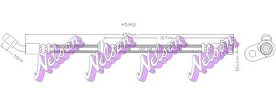 H5902 KAWE Тормозной шланг
