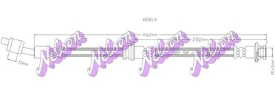 H5814 KAWE Тормозной шланг