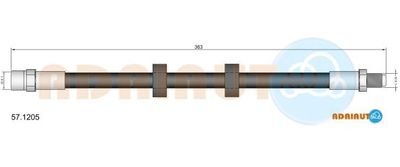 571205 ADRIAUTO Тормозной шланг
