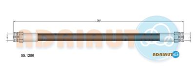551286 ADRIAUTO Тормозной шланг