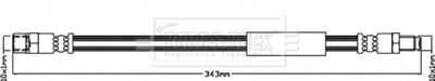 BBH8393 BORG & BECK Тормозной шланг