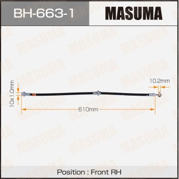 BH6631 MASUMA Тормозной шланг
