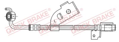 58915 QUICK BRAKE Тормозной шланг