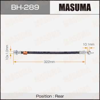 BH289 MASUMA Тормозной шланг