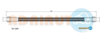 551289 ADRIAUTO Тормозной шланг