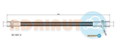 5212512 ADRIAUTO Тормозной шланг