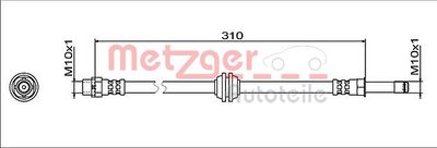 4112063 METZGER Тормозной шланг