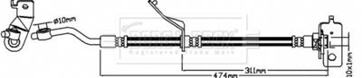 BBH8647 BORG & BECK Тормозной шланг