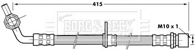 BBH7279 BORG & BECK Тормозной шланг