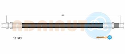 131285 ADRIAUTO Тормозной шланг