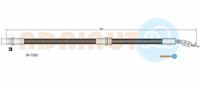 241252 ADRIAUTO Тормозной шланг