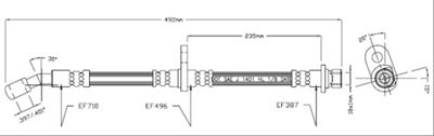 VBJ480 MOTAQUIP Тормозной шланг