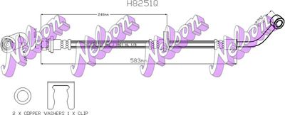 H8251Q KAWE Тормозной шланг