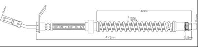 VBH1141 MOTAQUIP Тормозной шланг