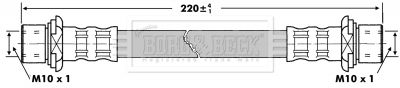 BBH6858 BORG & BECK Тормозной шланг