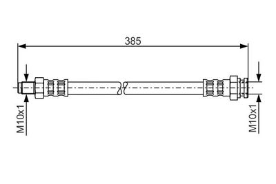 1987481018 BOSCH Тормозной шланг