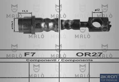 80254 AKRON-MALÒ Тормозной шланг