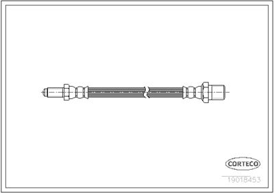 19018543 CORTECO Тормозной шланг