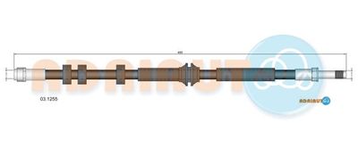 031255 ADRIAUTO Тормозной шланг