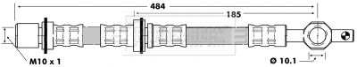 BBH6452 BORG & BECK Тормозной шланг