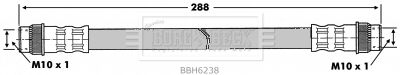 BBH6238 BORG & BECK Тормозной шланг