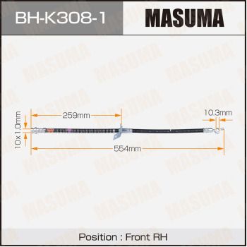 BHK3081 MASUMA Тормозной шланг