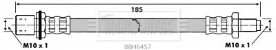 BBH6457 BORG & BECK Тормозной шланг