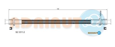 5212112 ADRIAUTO Тормозной шланг