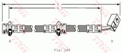 PHD149 TRW Тормозной шланг