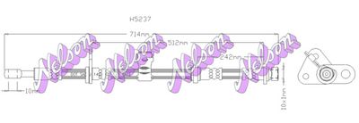 H5237 KAWE Тормозной шланг