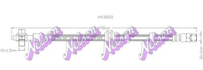 H4382Q KAWE Тормозной шланг