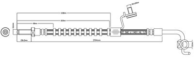 VBH972 MOTAQUIP Тормозной шланг