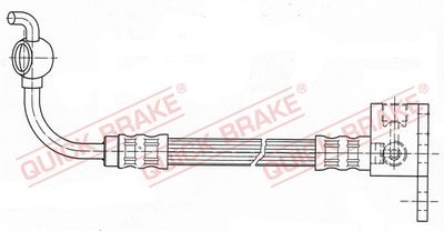 80001 QUICK BRAKE Тормозной шланг