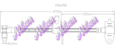 H5625Q KAWE Тормозной шланг