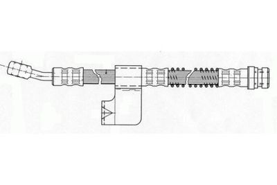 J3700515 NIPPARTS Тормозной шланг