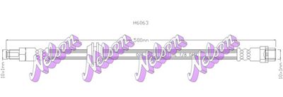 H6063 KAWE Тормозной шланг