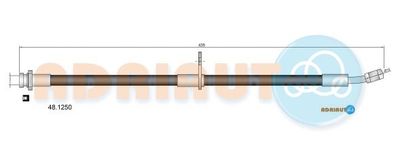 481250 ADRIAUTO Тормозной шланг