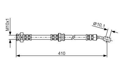 1987476961 BOSCH Тормозной шланг