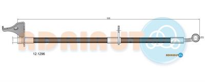 121296 ADRIAUTO Тормозной шланг