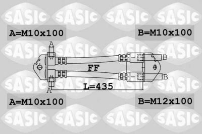 6606199 SASIC Тормозной шланг