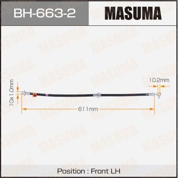 BH6632 MASUMA Тормозной шланг